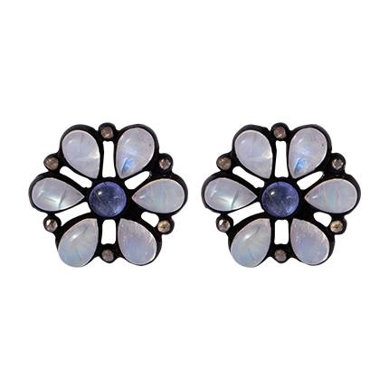 shop online Real Diamonds And Natural Multy Stones Earring shop online Real Diamonds And Natural Multy Stones Earring