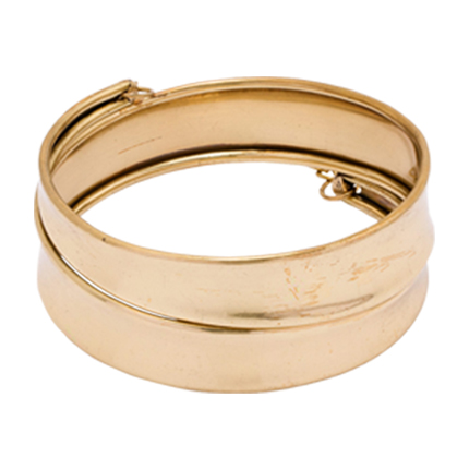 shop online Golden Sturdy Bracelet In Glossy Finish shop online Golden Sturdy Bracelet In Glossy Finish