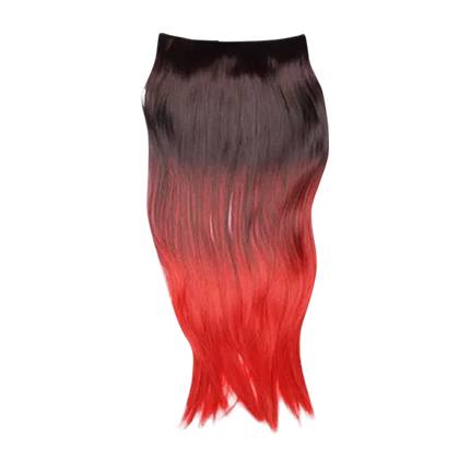 Buy Ombre Clip On Hair Extensions Scarlet Red For Women In 2020