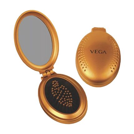 shop Vega Small Oval Brush With Mirror online shop Vega Small Oval Brush With Mirror online