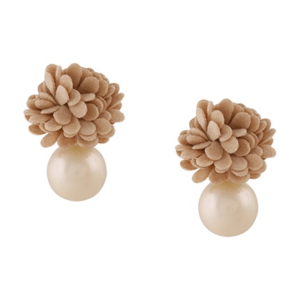 shop online Double-Sided Floral Studs shop online Double-Sided Floral Studs