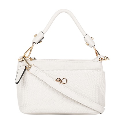 Style and compare E2O Textured Sling Bag with Detachable Strap
