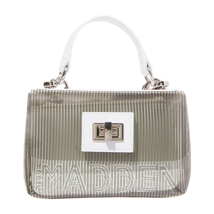 shop STEVE MADDEN Striped Sling Bag with Chain Strap online shop STEVE MADDEN Striped Sling Bag with Chain Strap online