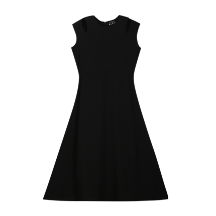 shop online A-line Dress with Cut-Out Detail shop online A-line Dress with Cut-Out Detail