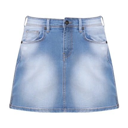 shop online Heavily Washed Denim Skirt shop online Heavily Washed Denim Skirt
