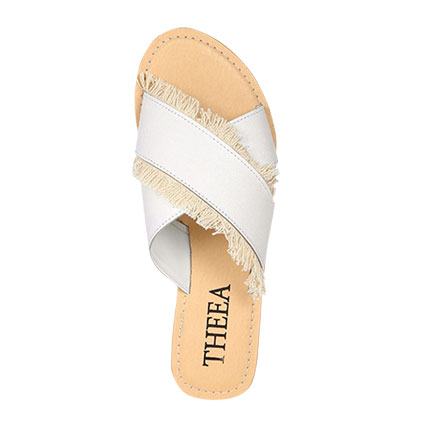 shop online Genuine Leather Criss-Cross Flats shop online Genuine Leather Criss-Cross Flats