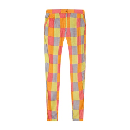 shop online Checked Pants with Insert Pockets shop online Checked Pants with Insert Pockets
