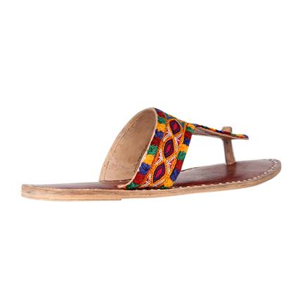 shop Kutch Embroidered Genuine Leather Chappals online shop Kutch Embroidered Genuine Leather Chappals online