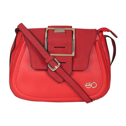 shop E2O Sling Bag with Suede Flap online shop E2O Sling Bag with Suede Flap online