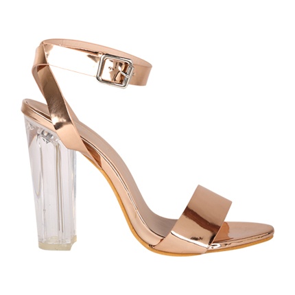 mft couture chunky heels with ankle loop