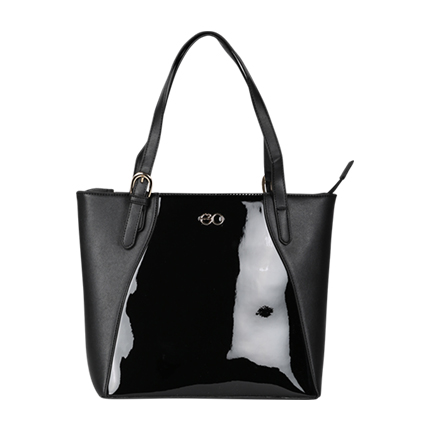shop E2O Panelled Tote Bag with Belted Handles online shop E2O Panelled Tote Bag with Belted Handles online