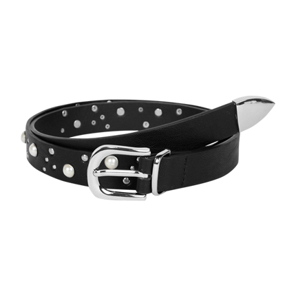 shop online Embellished Belt with Buckle Closure shop online Embellished Belt with Buckle Closure