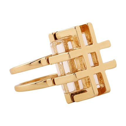 shop online Cocktail Ring with Glass Stone shop online Cocktail Ring with Glass Stone