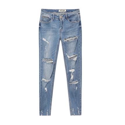shop online Low-Rise Ripped Skinny Denims shop online Low-Rise Ripped Skinny Denims