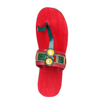 shop Kutch Embroidered Genuine Leather Chappals online shop Kutch Embroidered Genuine Leather Chappals online