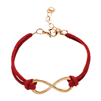 shop online Red Double Layer Infinity Symbol Charm Bracelet shop online Red Double Layer Infinity Symbol Charm Bracelet