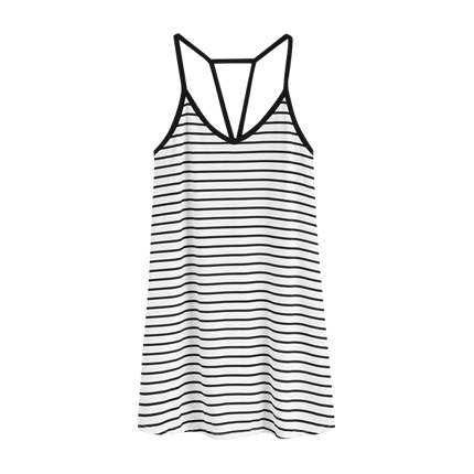 shop online Cutout Strappy Racerback Striped Cami Dress shop online Cutout Strappy Racerback Striped Cami Dress