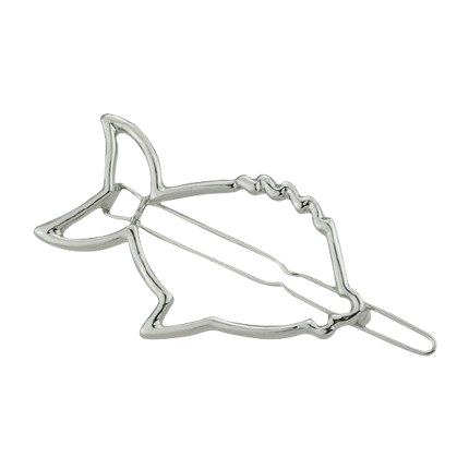 shop Silver Small Fish Shape Barrette online shop Silver Small Fish Shape Barrette online