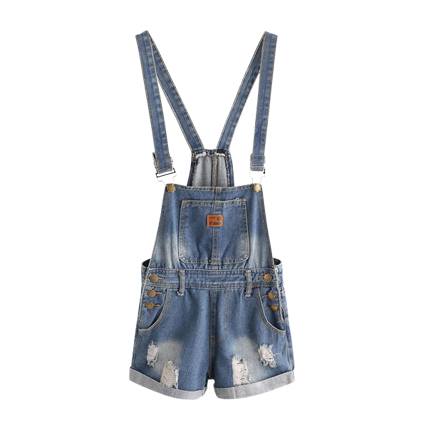 shop online Distress Cuffed Denim Dungaree Shorts shop online Distress Cuffed Denim Dungaree Shorts