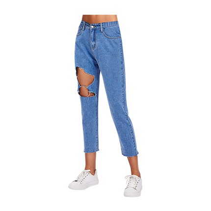 o ring cut out jeans