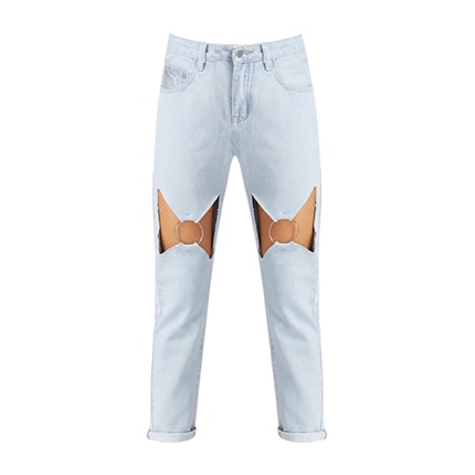 o ring cut out jeans