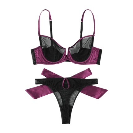 shop Bow Tie Mesh Lingerie Set online shop Bow Tie Mesh Lingerie Set online