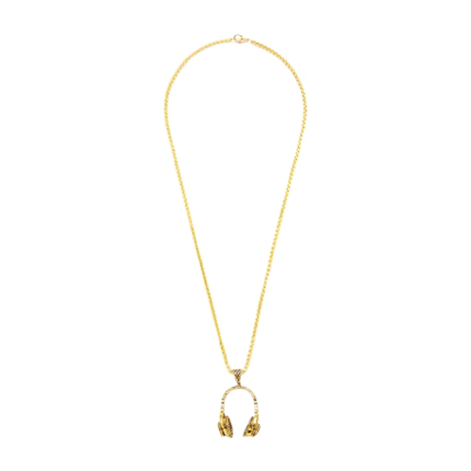 shop Earphone Pendant Chain Necklace online shop Earphone Pendant Chain Necklace online