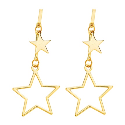 shop online Double Star Design Drop Earrings shop online Double Star Design Drop Earrings