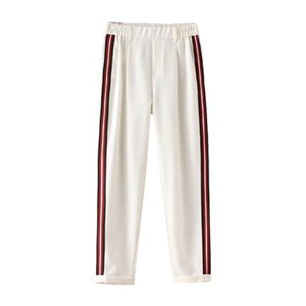 shop Striped Tape Side Cuffed Pants online shop Striped Tape Side Cuffed Pants online