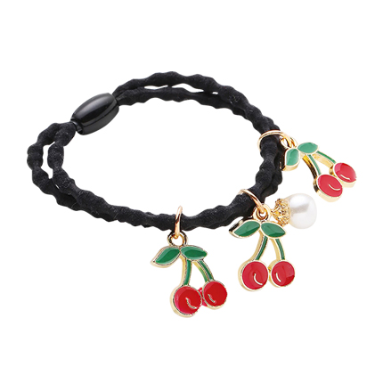 shop online Cherry Charm Hair Tie shop online Cherry Charm Hair Tie