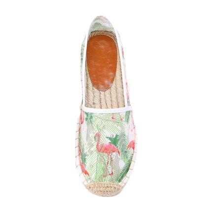espadrille flamant rose