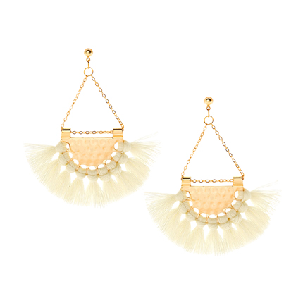 shop online Fan Shaped Tassel Earrings shop online Fan Shaped Tassel Earrings