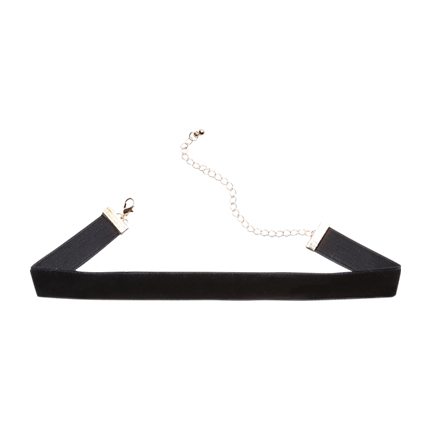 shop online Black Velvet Slim Choker Necklace shop online Black Velvet Slim Choker Necklace