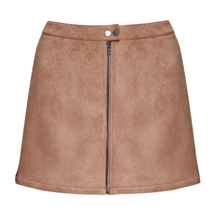 shop Zip Up Suede Skirt online shop Zip Up Suede Skirt online