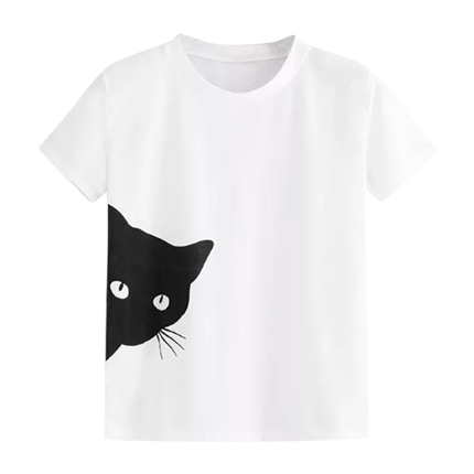 shop Cat Print Tee online shop Cat Print Tee online