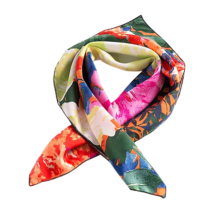 shop online Floral Print Square Scarf shop online Floral Print Square Scarf