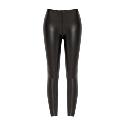 shop online Elastic Waist PU Skinny Leggings shop online Elastic Waist PU Skinny Leggings