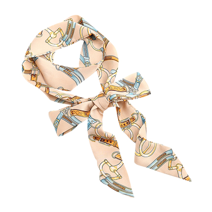 shop online Chain Print Skinny Scarf shop online Chain Print Skinny Scarf