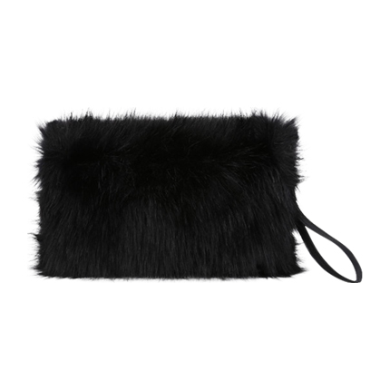 shop online Faux Fur Overlay Clutch Bag shop online Faux Fur Overlay Clutch Bag