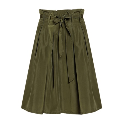 shop online Bow Tie Waist Box Pleated Skirt shop online Bow Tie Waist Box Pleated Skirt