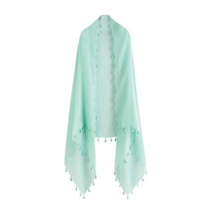 shop online Tassel Trim Soft Scarf shop online Tassel Trim Soft Scarf