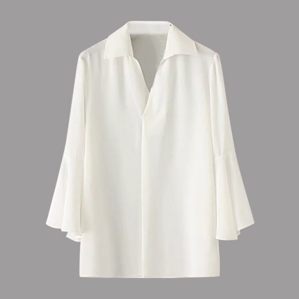 shop online Bell Sleeve Chiffon Blouse shop online Bell Sleeve Chiffon Blouse