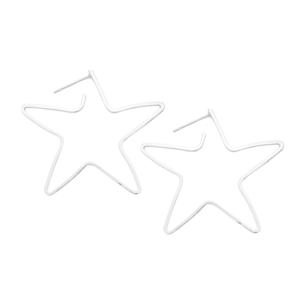shop online Hollow Star Design Drop Earrings shop online Hollow Star Design Drop Earrings