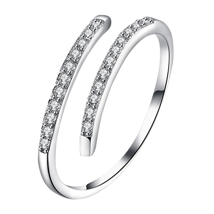 shop online Rhinestone Detail Adjustable Ring shop online Rhinestone Detail Adjustable Ring