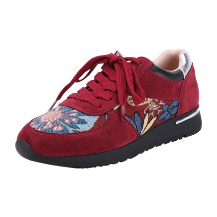 shop online Flower Pattern Lace Up Trainers shop online Flower Pattern Lace Up Trainers
