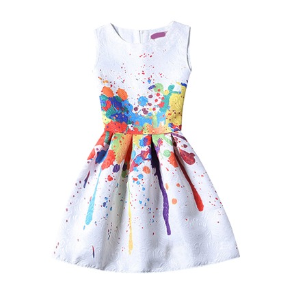 shop online Random Print Jacquard Zipper Back Dress shop online Random Print Jacquard Zipper Back Dress