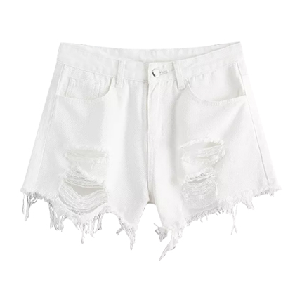 drawstring waist ringer shorts