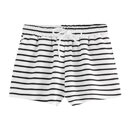shop Drawstring Waist Striped Shorts online shop Drawstring Waist Striped Shorts online