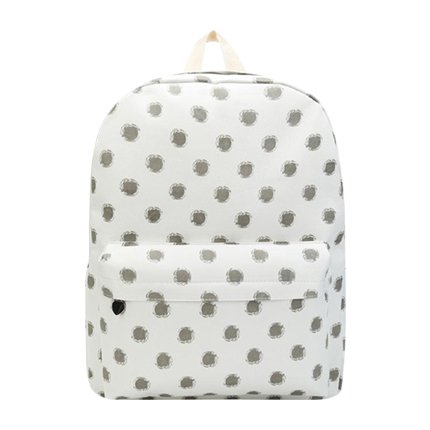 shop Polka Dot Print Pocket Front Backpack online shop Polka Dot Print Pocket Front Backpack online