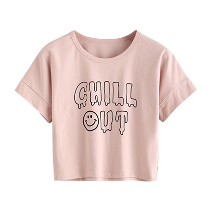 shop Slogan Print Tee online shop Slogan Print Tee online